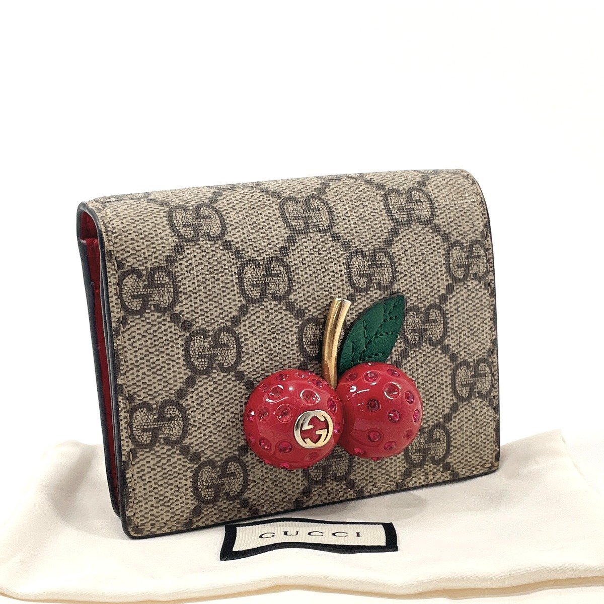 Gucciグッチさくらんぼう折り財布チェリー新品 お買い得商品 nejasmic.hr