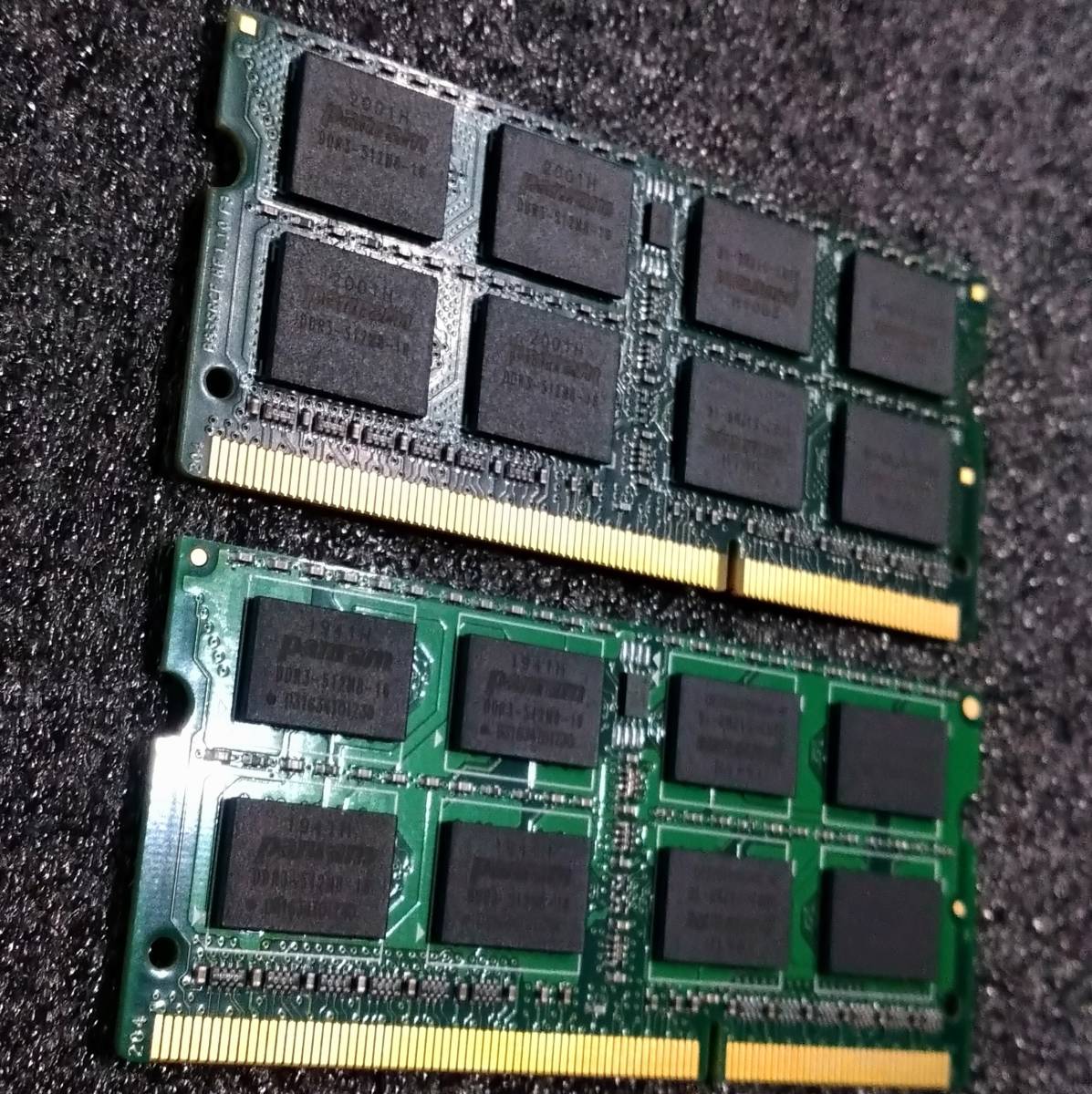 【中古】DDR3 SODIMM 16GB(8GB2枚組) Panram D3N1600PS-8G [DDR3-1600 PC3-12800]