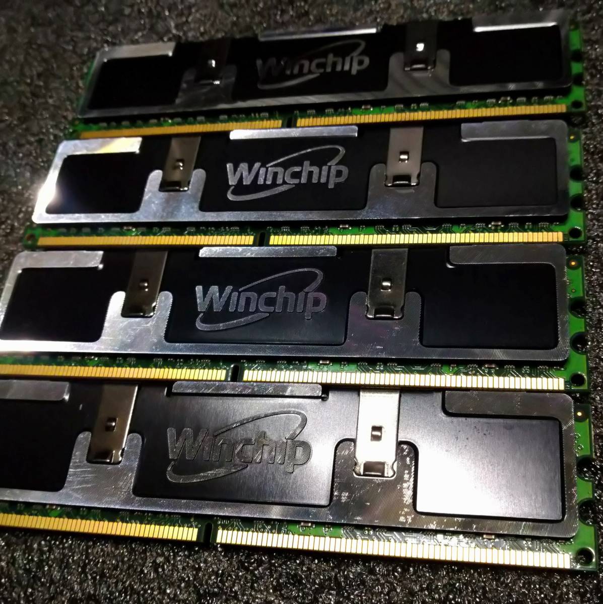 【中古】DDR2メモリ 16GB(4GB4枚組) Whinchip GDE4GB28L250C5-24GK [DDR2-800 PC2-6400]