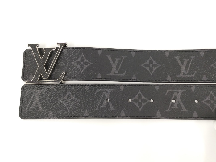 ですのでご 【中古】LOUIS VUITTON ベルト サンチュール LV イニシャル