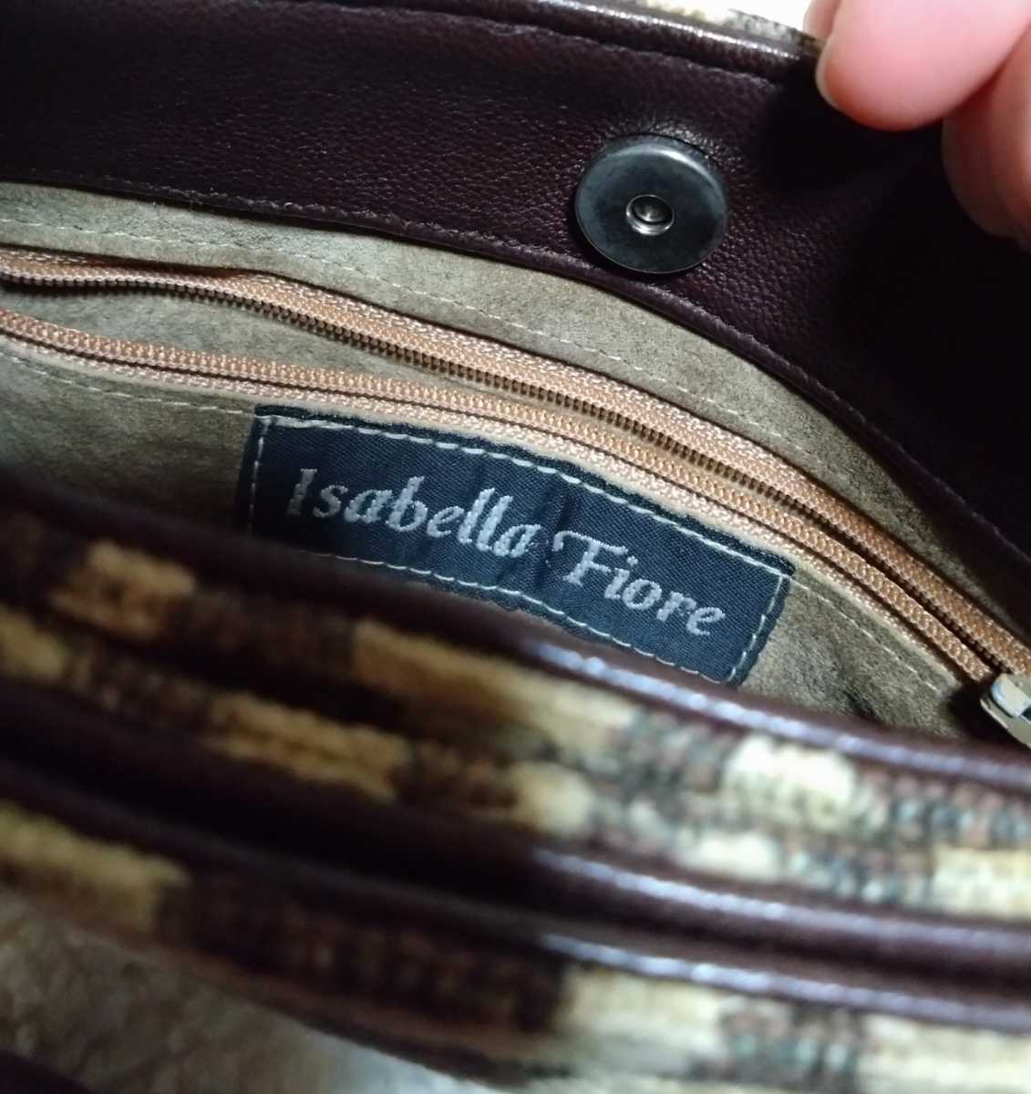 正規通販 ISABELLA FIORE 革製バック、イザベラフィオーレ トート