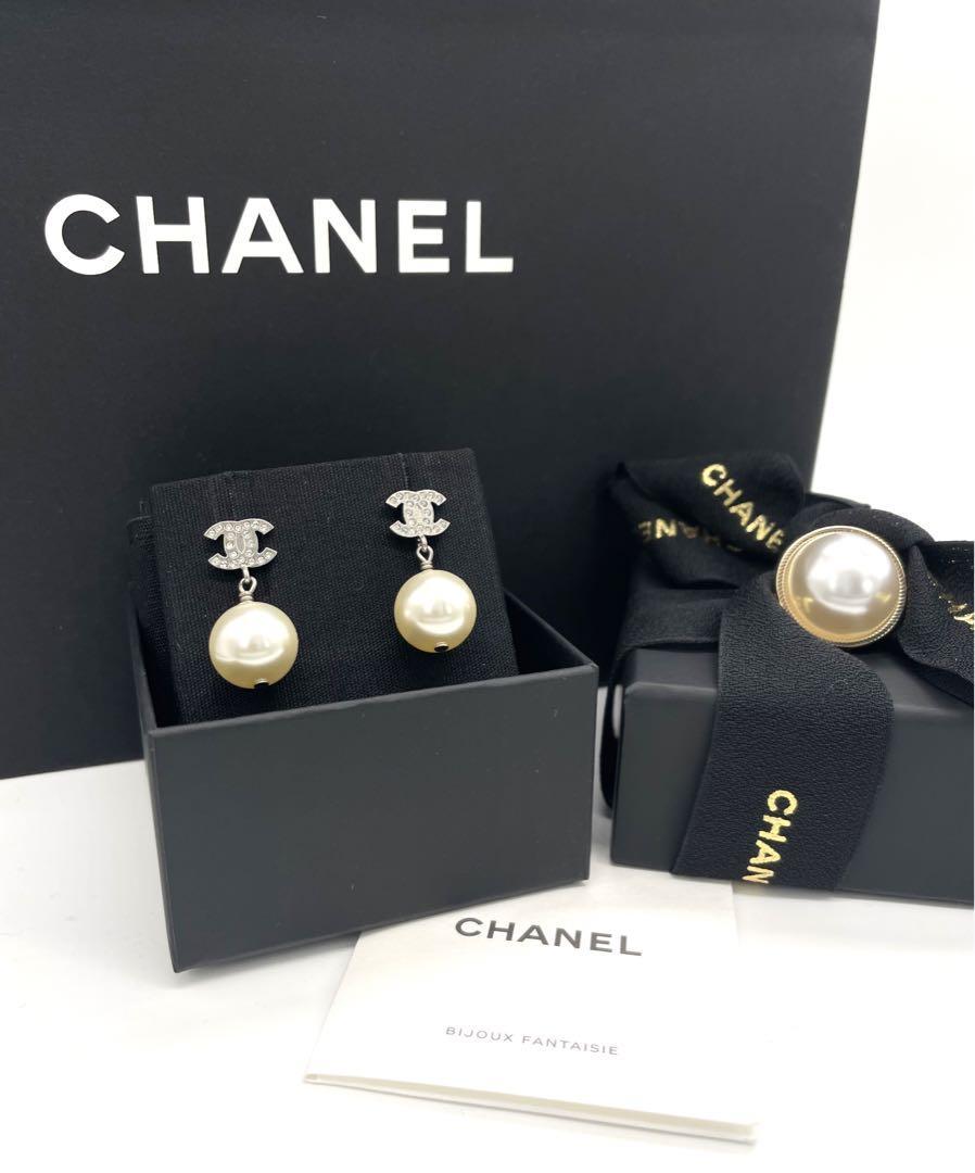 未使用品] CHANEL シャネル/ ピアス パール ココマーク www.anac-mali.org