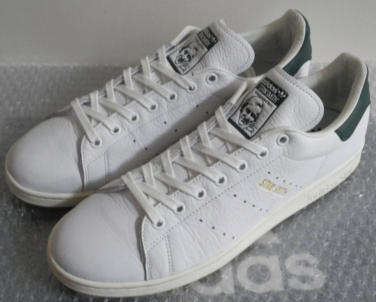 スタンスミス 2019年製 JP29.0cm 白×緑 CQ2871 生産終了 天然皮革 アディダス adidas stansmith 本革 ホワイト×グリーン 人気定番モデル_画像7