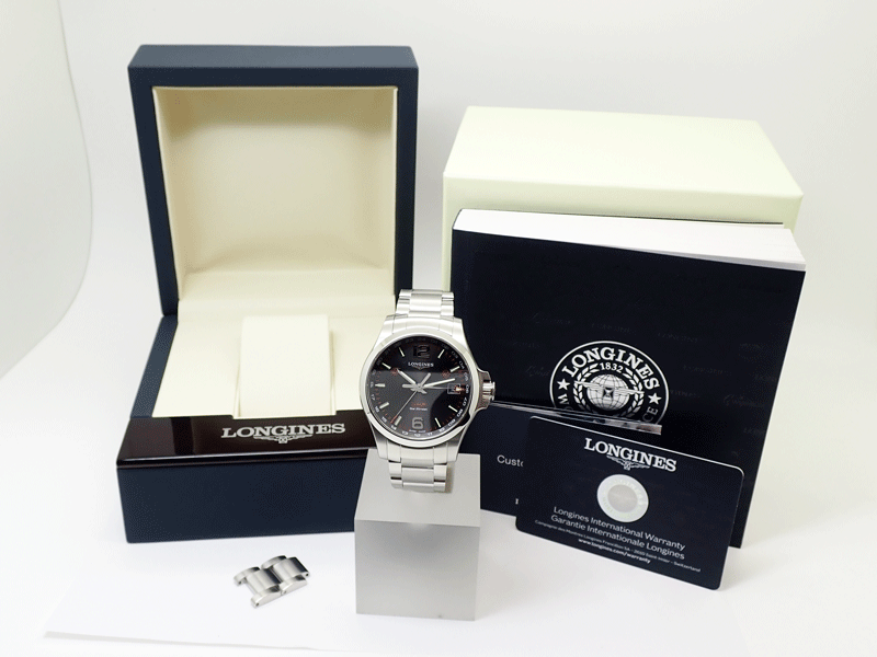 【開店記念セール!】 L3.718.4.56.6【美品】メンズ GMT V.H.P コンクエスト ロンジン 腕時計 正規店購入品 送料無料!! クォーツ LONGINES その他 【開店記念セール!】 L3.718.4.56.6【美品】メンズ GMT V.H.P コンクエスト ロンジン 腕時計 正規店購入品 送料無料!! クォーツ LONGINES その他