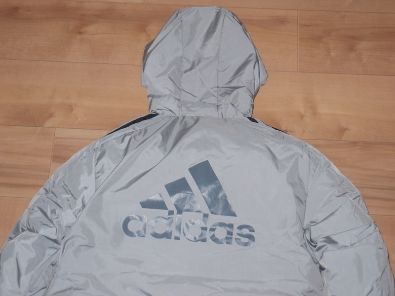 【即決】新品 adidas ベンチコート M CZ0623 3-STRIPES INSULATION COAT 耐久撥水 中綿 保温 ◆_画像5