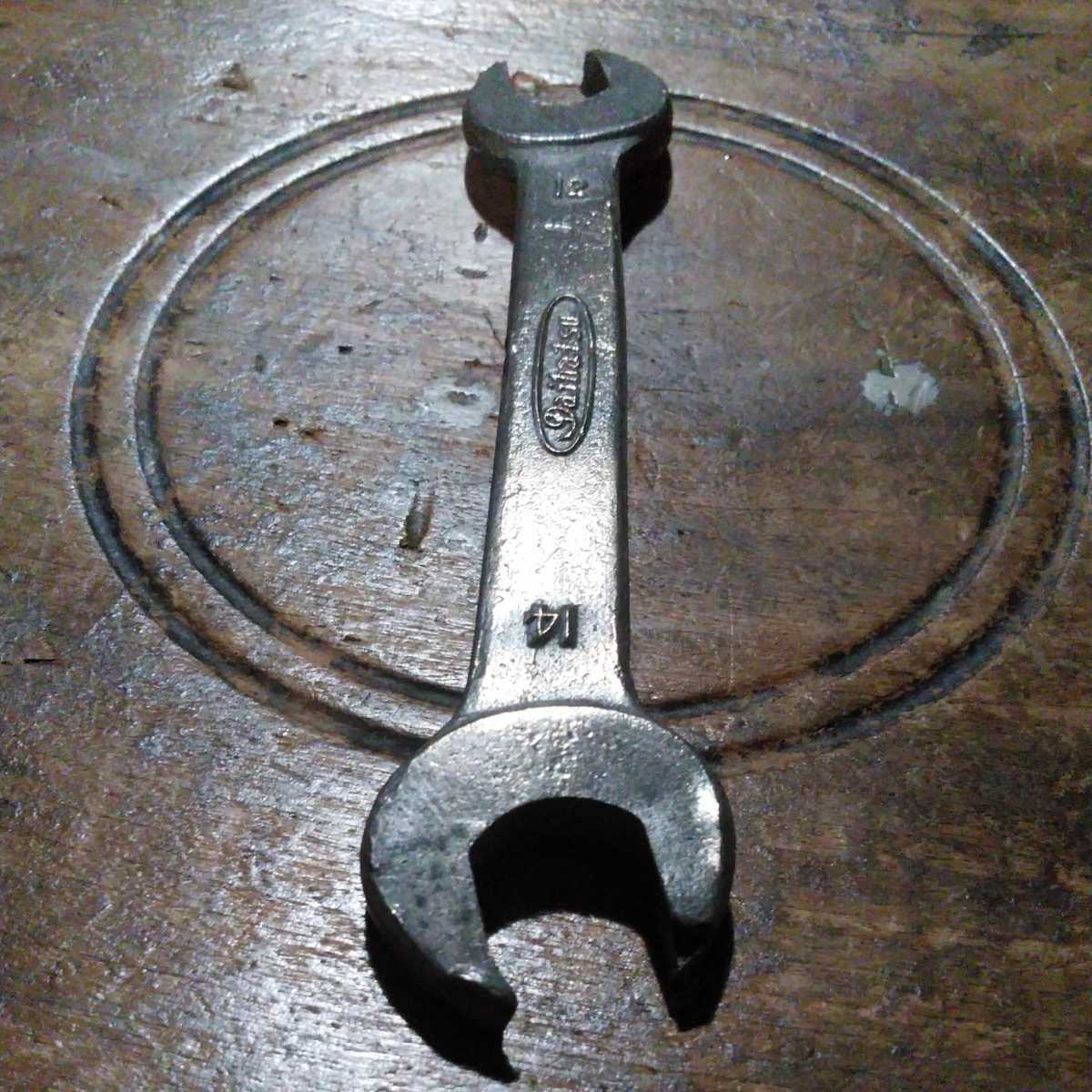  Daihatsu industry loaded tool combination wrench size inscription 12-14mm. total length 138.9mm. Daihatsu back surface - NEON tough to Rocky Chantez 