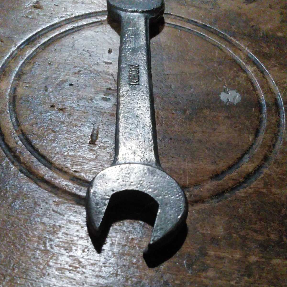  Daihatsu industry loaded tool combination wrench size inscription 12-14mm. total length 138.9mm. Daihatsu back surface - NEON tough to Rocky Chantez 