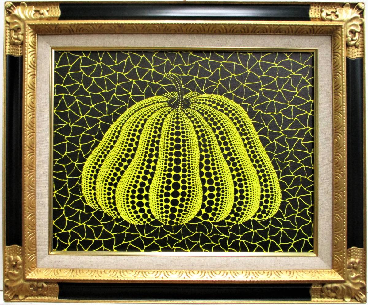 93%OFF!】【93%OFF!】草間彌生 1992年 キャンバスに油絵 高級感 絵画