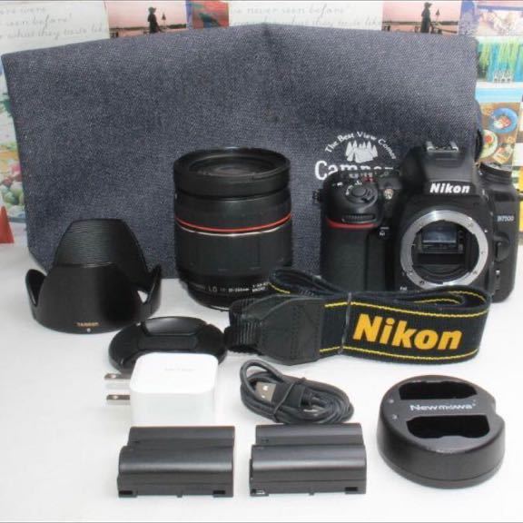 近遠対応レンズ&カメラバッグ&予備バッテリー付Nikon D7500