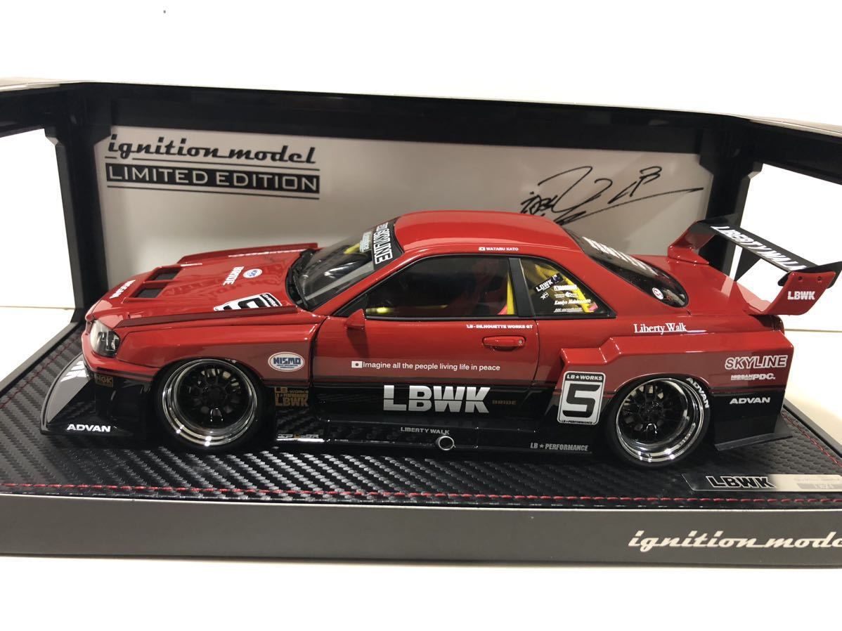 イグニッションモデル 1/18 ニッサン スカイライン34GT-R スーパー