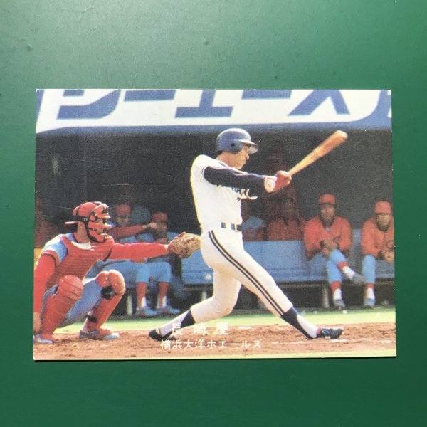 1978年　カルビー　プロ野球カード　78年　大洋　長崎慶一　和製マントルの名を～　【管767】_画像1