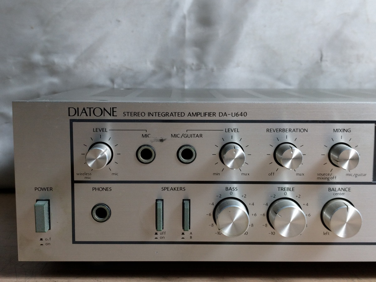 海外販売× DIATONE プリメインアンプ DA-U640 - アンプ