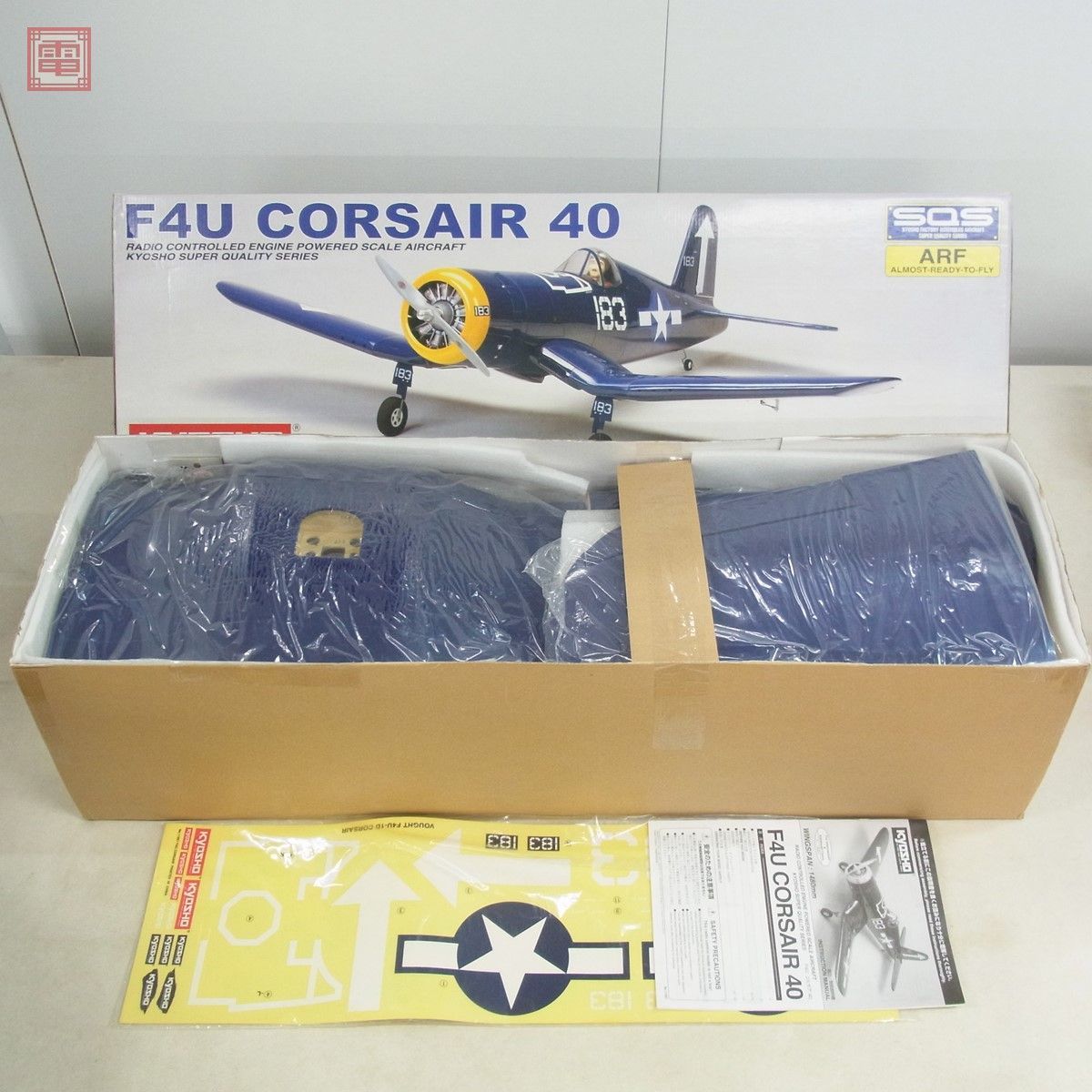 Yahoo!オークション - 未使用 京商 F4U コルセア40 RC ラジコン ヘリコ...