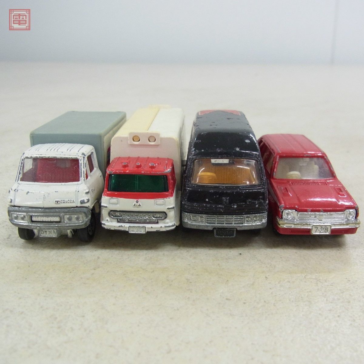 トミカ コマーシャルカーセット2 車体のみ 4台set 日産 キャラバン
