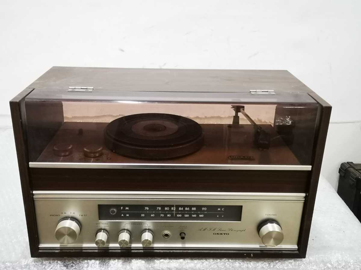 新しいスタイル ONKYO ジャンク 真空管ラジオ Phonograph Stereo AM-FM