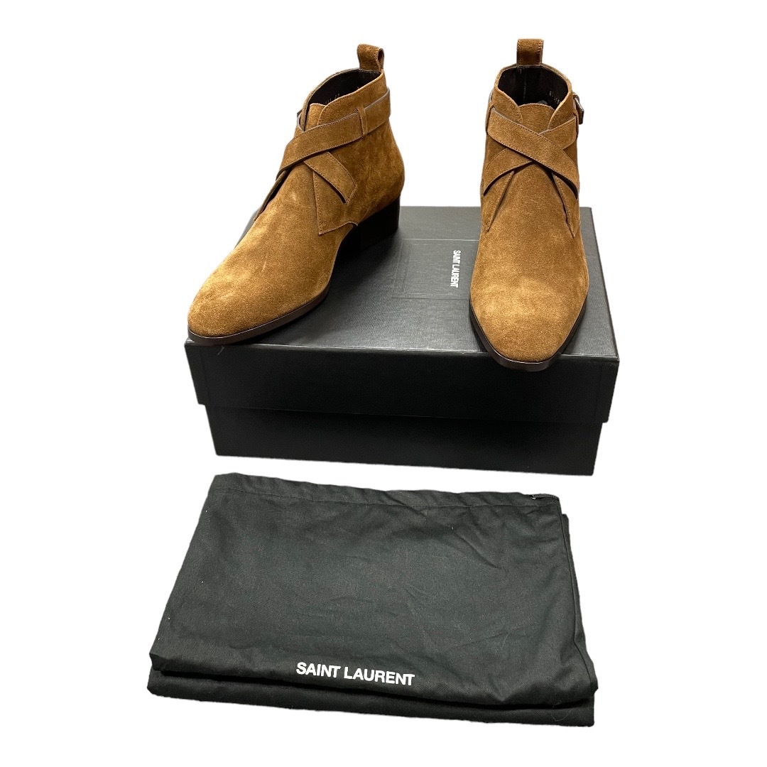 新品 ○ SAINT LAURENT PARIS WYATT 30 ワイアット スエード レザー