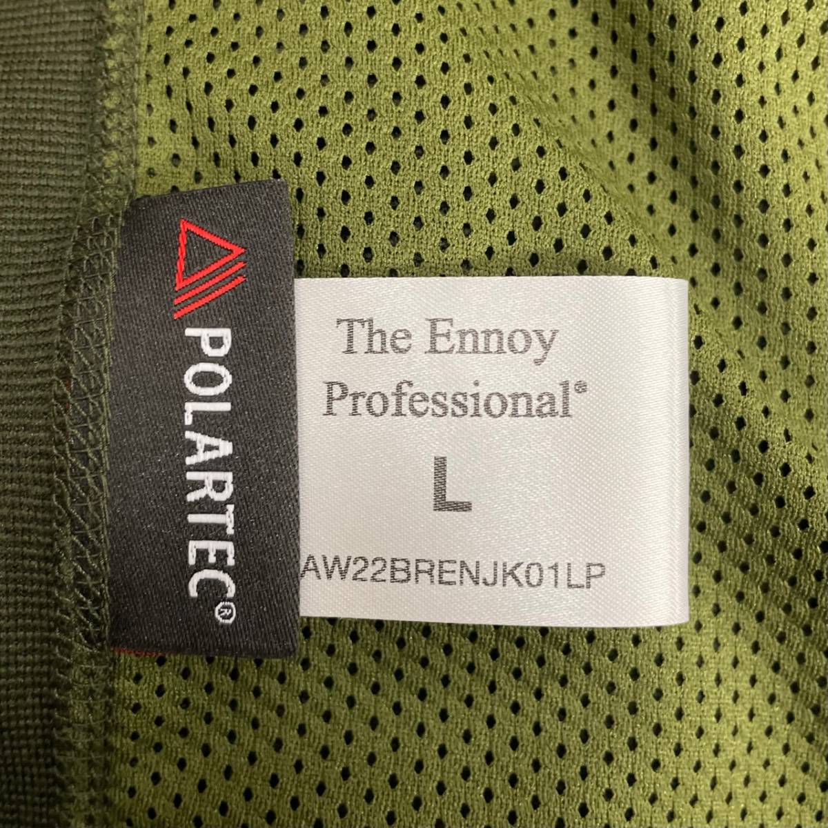 新品○ Ennoy 22AW POLARTEC FLEECE Jacket ポーラテック フリース