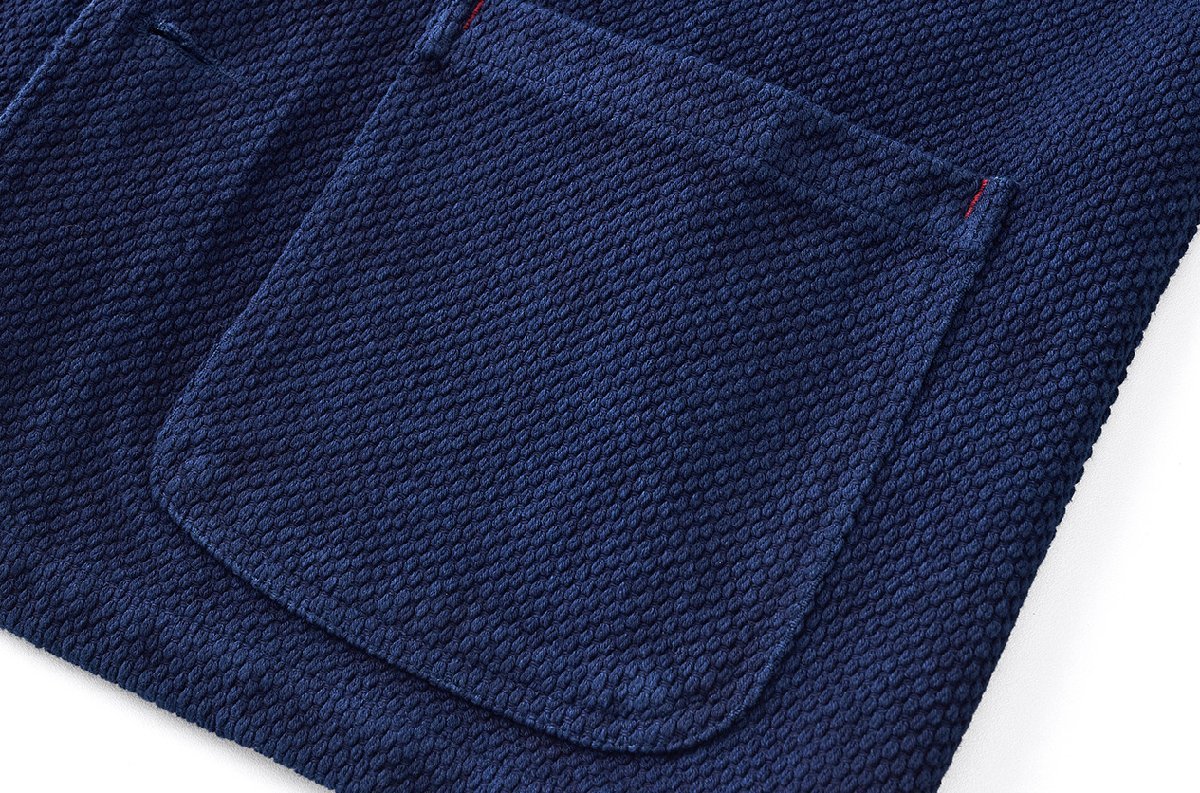 手作り 藍染め 刺し子 カバーオール 17OZ 綿100% ワークジャケット