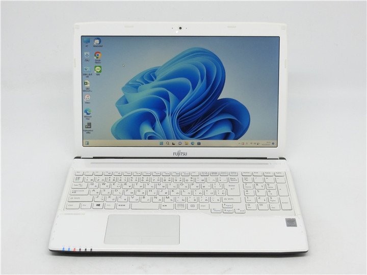 最新Win11 Pro/カメラ内蔵/中古/15.6型/ノートPC/爆速SSD256GB/8GB/Cel 3558U/FMV AH42/S Office搭載/HDMI/無線WIFI/Bluetooth