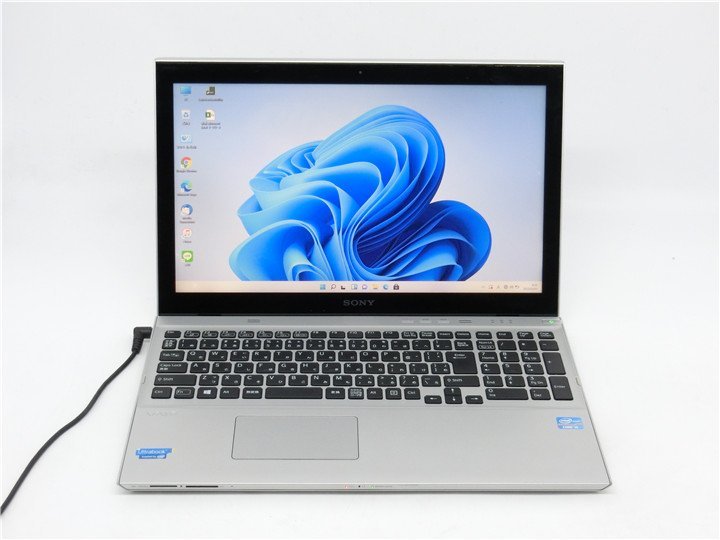 カメラ内蔵/15型タッチパネル/ノートPC/最新Win11Pro/新品SSD256GB/4GB/3世代i5/SONY　SVT15118CJS　新品無線マウス　　MS office2021搭載