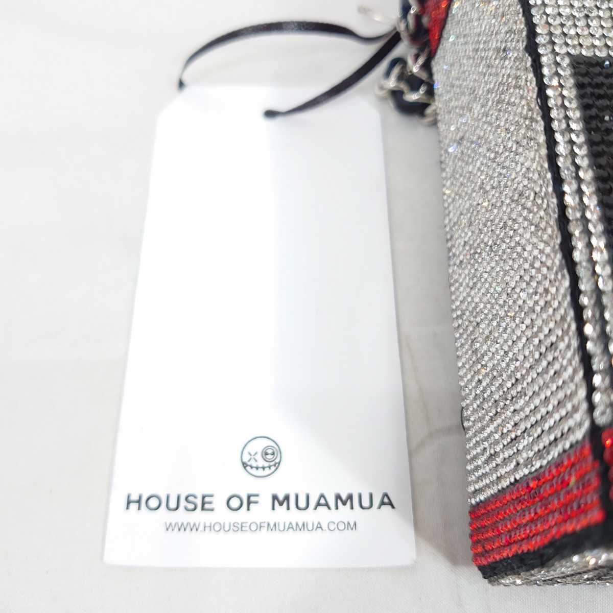 HOUSE OF MUAMUA ラインストーンショルダーバッグ