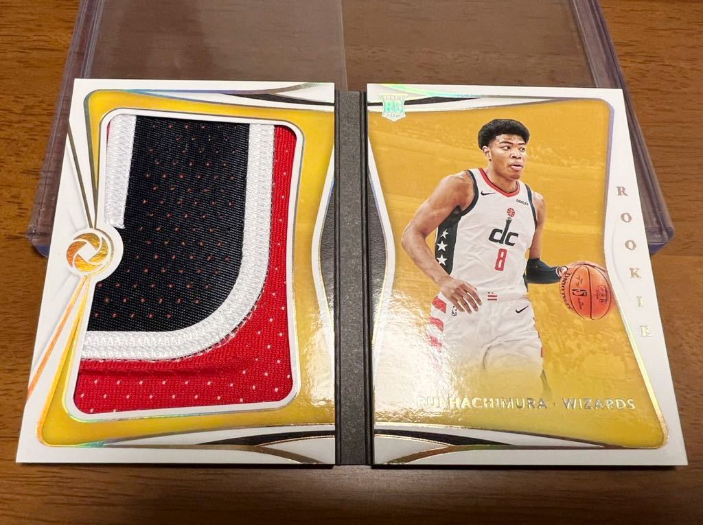 超高級版/35枚限定 Booklet RC Patch 19 Panini Opulence RC Rui Hachimura 八村塁 実使用 ルーキー パッチ バスケ NBA Lakers レイカーズ_画像1