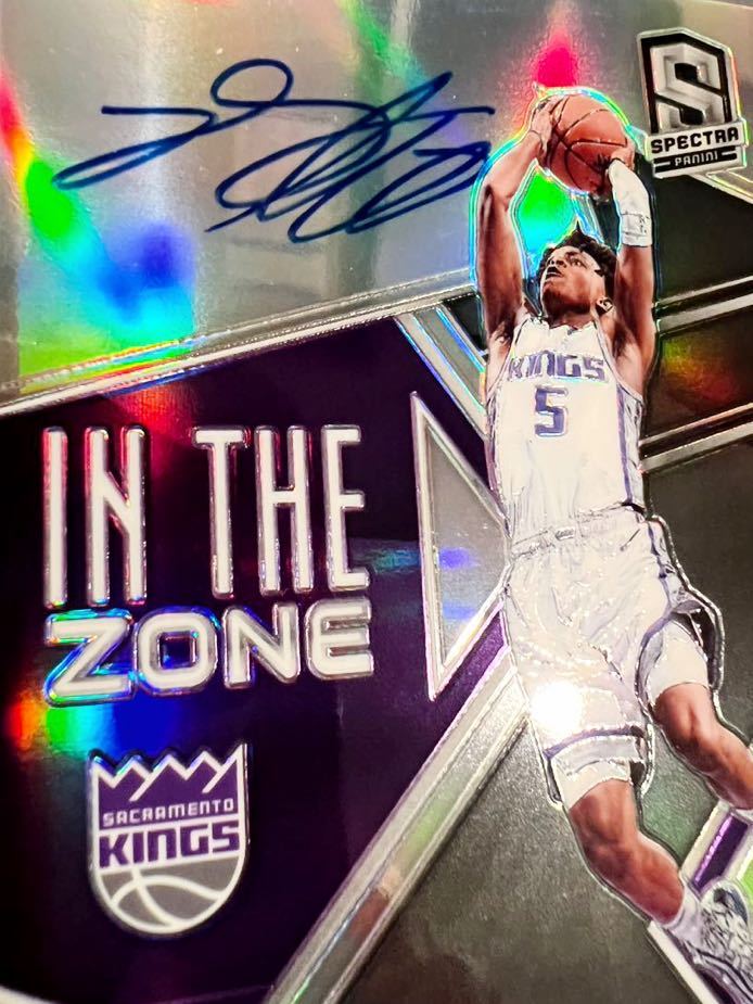 超絶レア直書75枚限定 Prizm Auto Panini De'Aaron Fox ディアロン