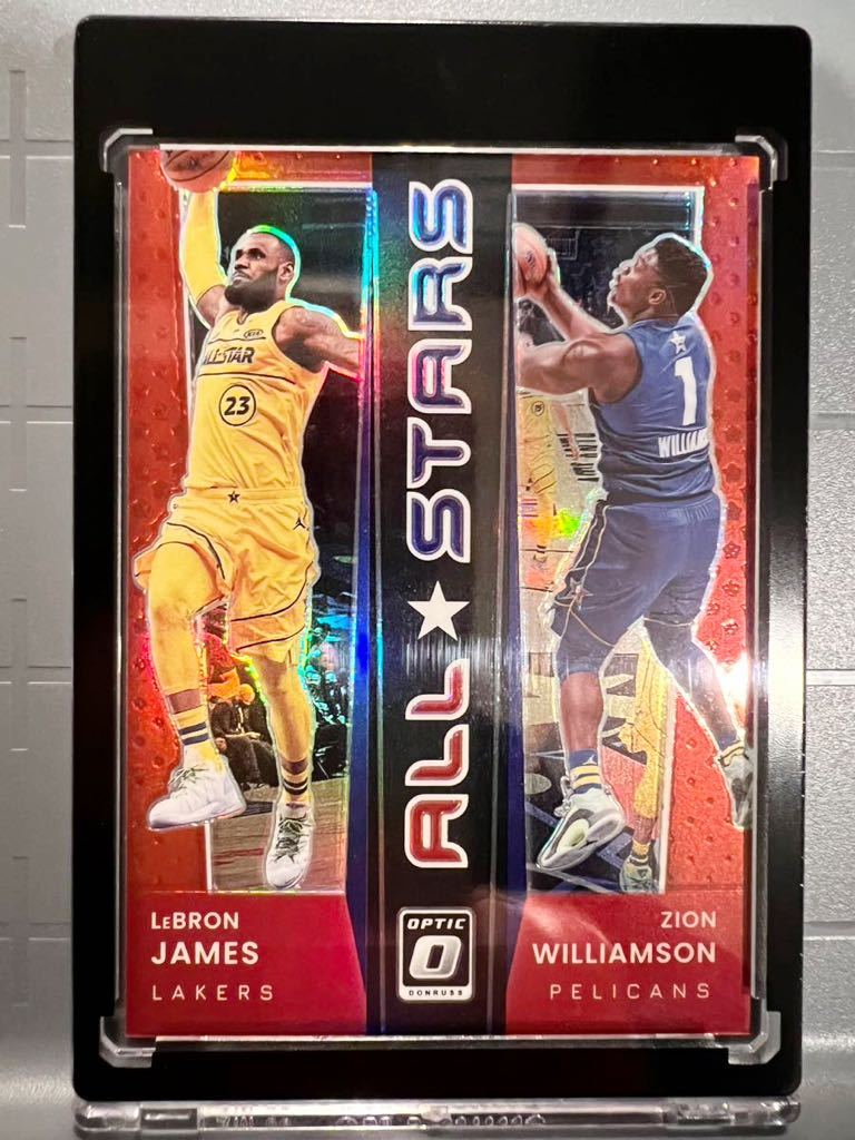 超絶レア/99枚限定 Red Prizm All Stars Donruss Optic LeBron James Zion Williamson レブロン・ジェームズ ザイオン・ウィリアムソン NBA