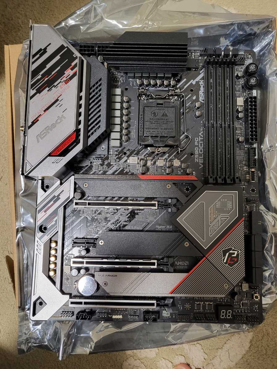オリジナルデザイン手作り商品 ASRock Z590 PG Velocita 新品未開封品