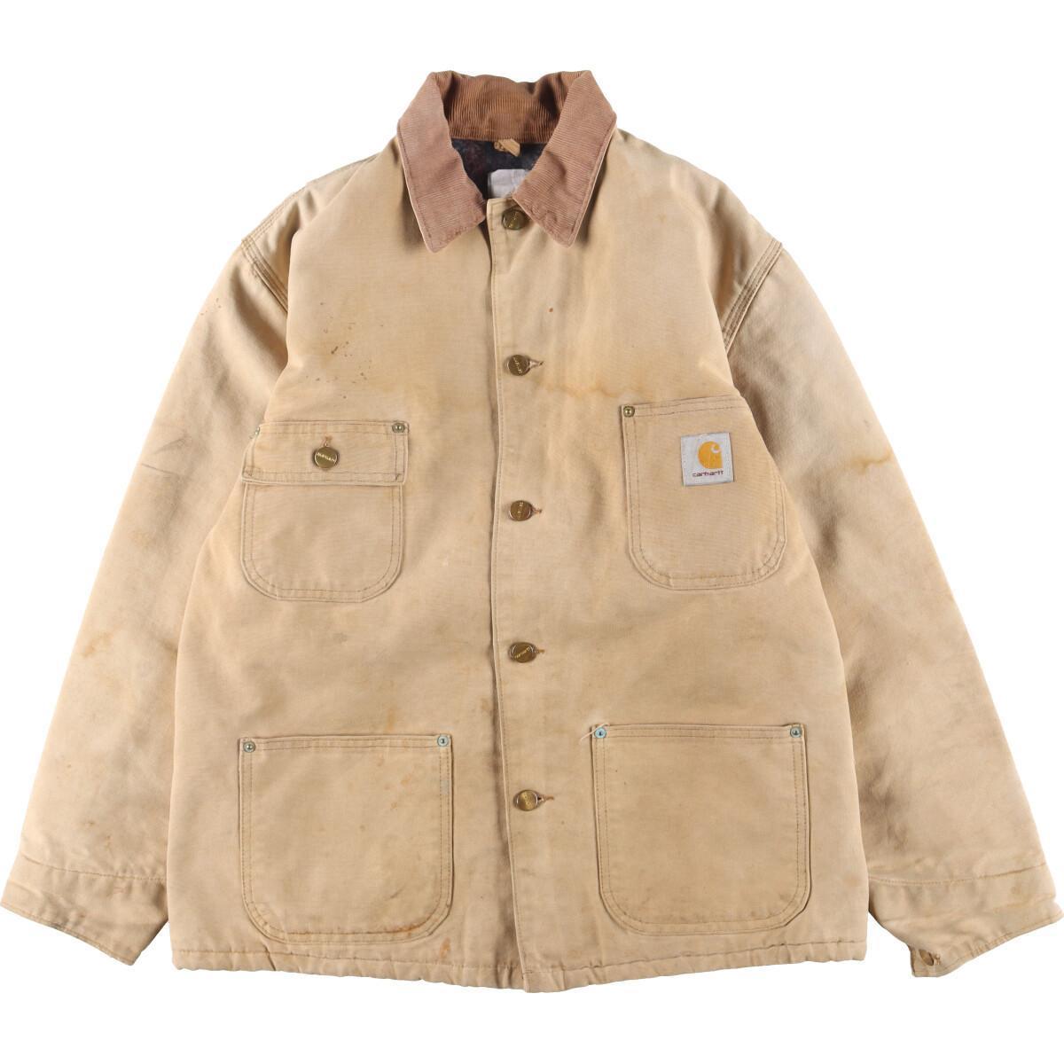 古着 カーハート Carhartt ミシガンチョアコート ダック地ワークジャケット メンズL /eaa315153