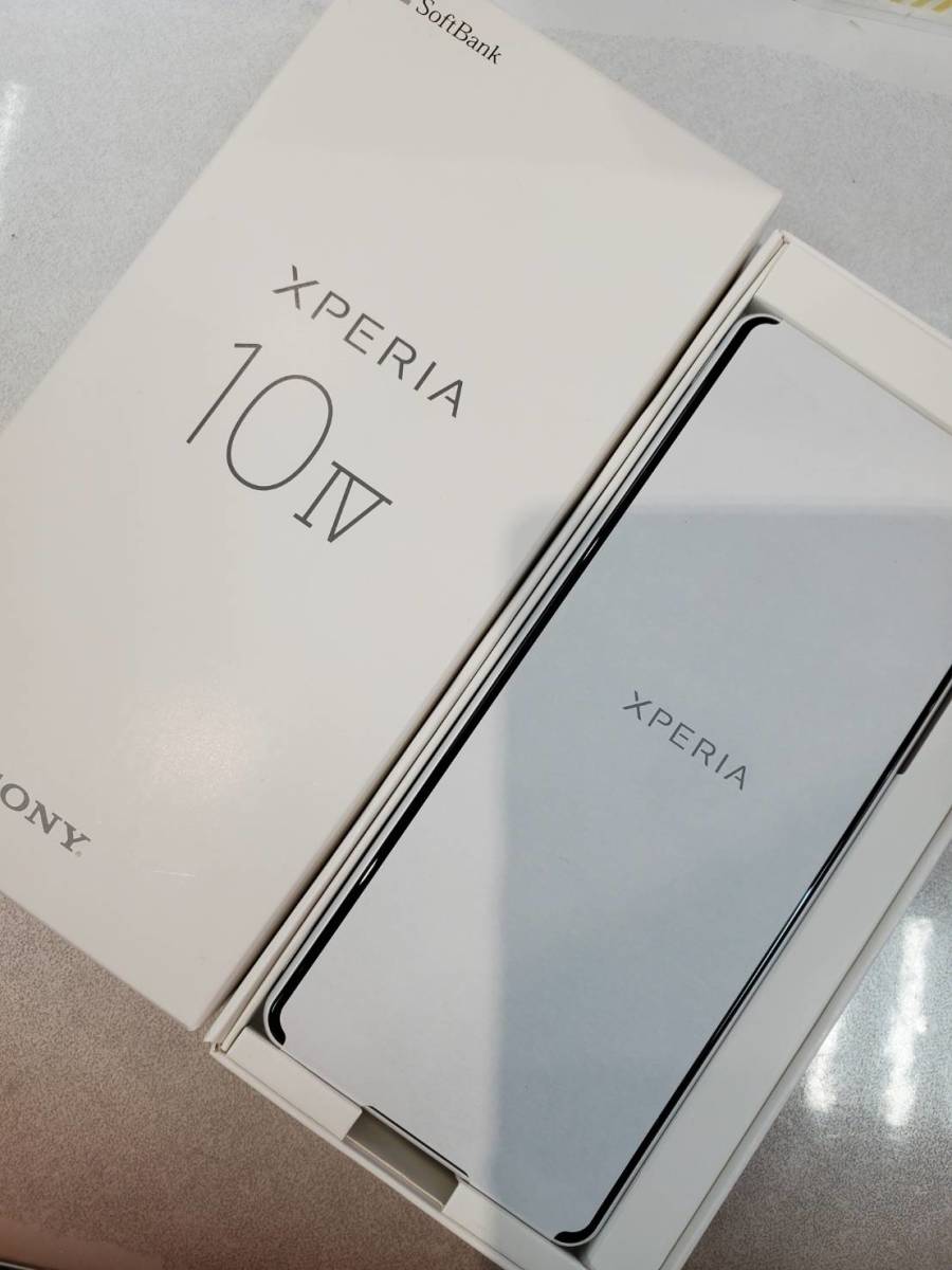 などお】 Xperia 10 IV ホワイト 未使用品 SIMフリー 128GB スマホ