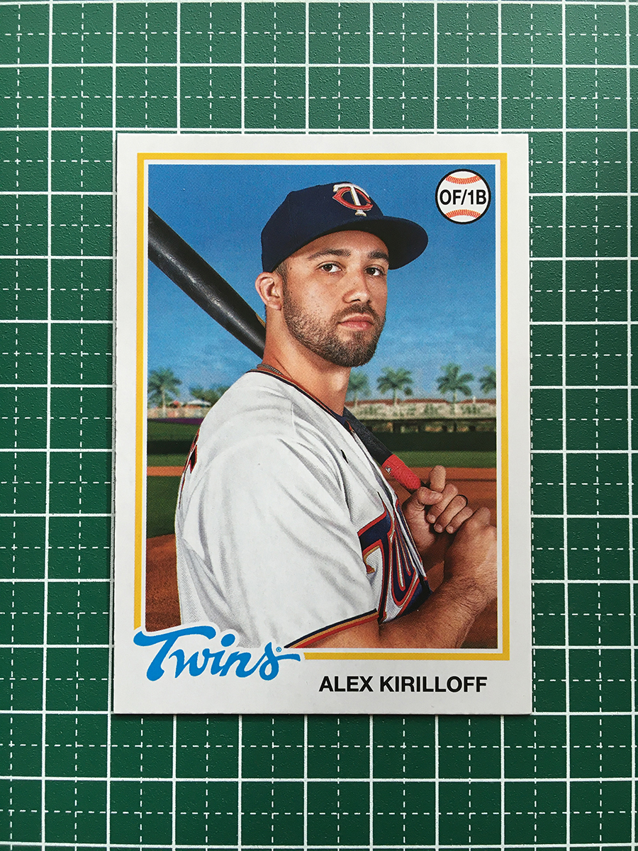 ★TOPPS MLB 2022 ARCHIVES #127 ALEX KIRILLOFF［MINNESOTA TWINS］ベースカード「1978 TOPPS」★_画像1