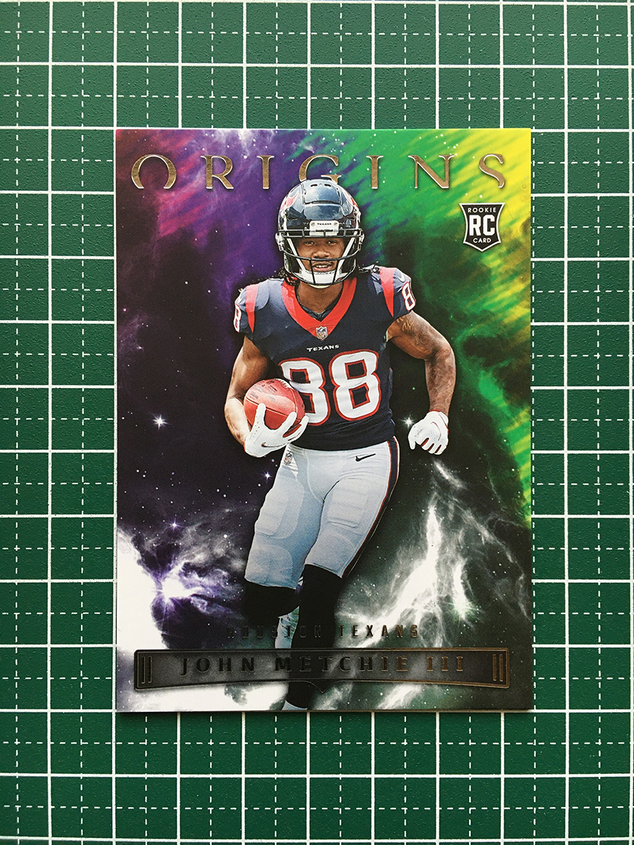 ★PANINI 2022 NFL ORIGINS #120 JOHN METCHIE III［HOUSTON TEXANS］ベースカード「ROOKIES」ルーキー「RC」★_画像1