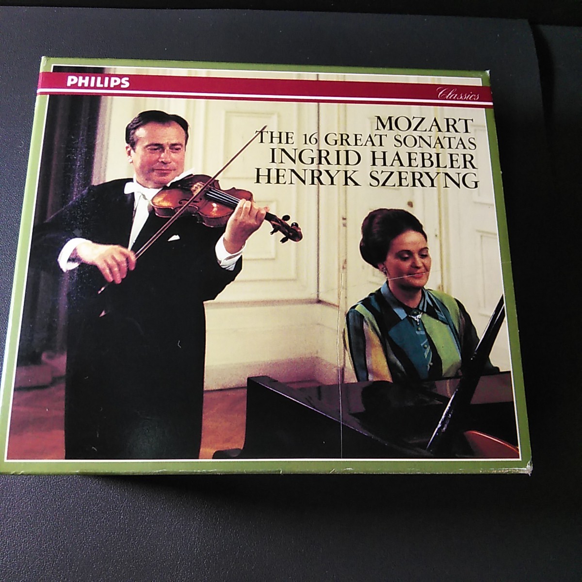 b（5CD）シェリング　ヘブラー　モーツァルト　ヴァイオリン・ソナタ集　Szeryng Haebler Mozart Violin Sonatas