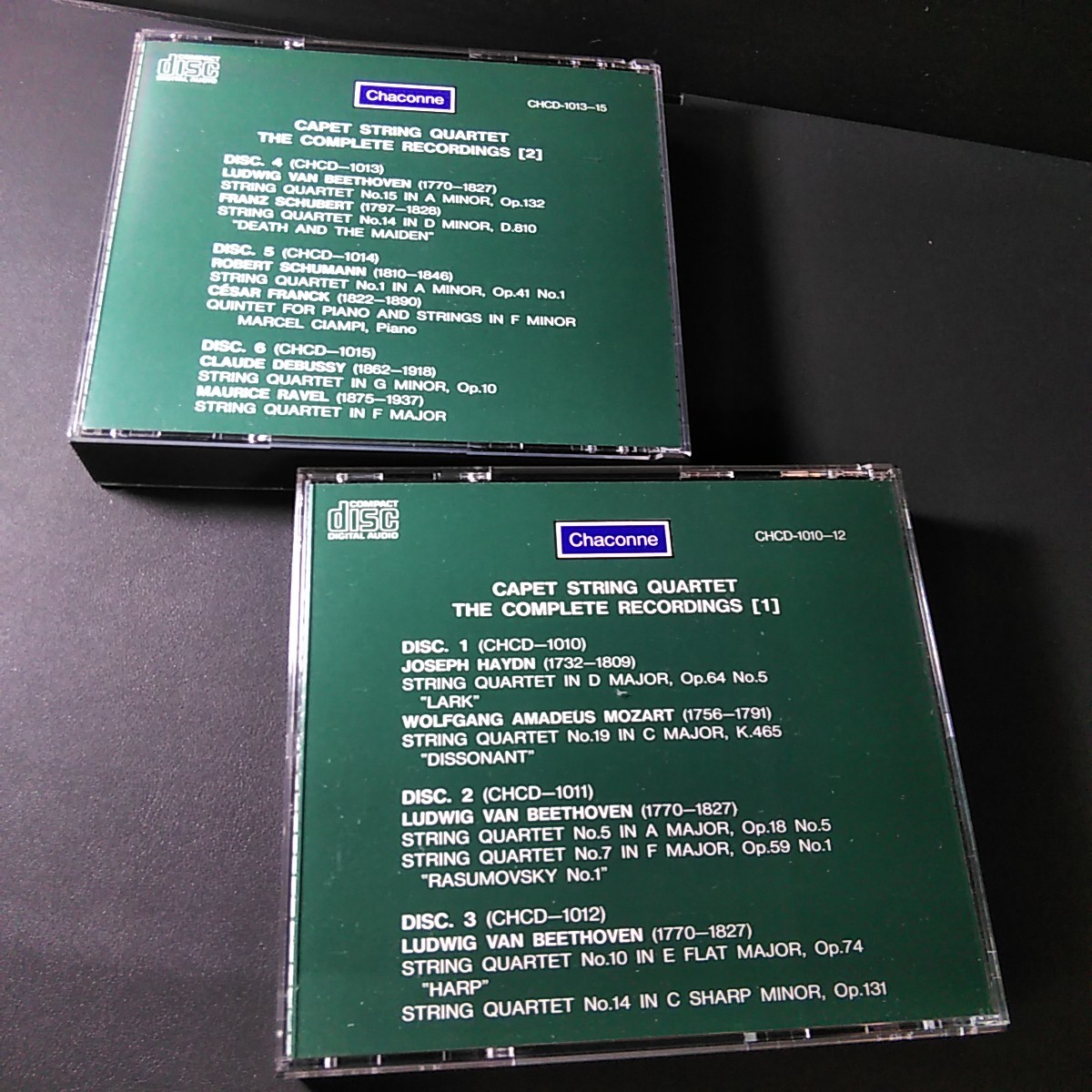 u（CHACONNE 6CD）カペー弦楽四重奏団 録音全集 Capet String Quartet The Complete Recordingsの画像5