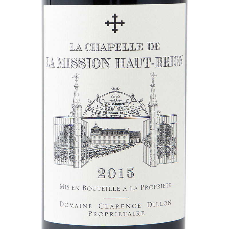 ラ・シャペル・ド・ラ・ミッション・オーブリオン La Chapelle de La Mission Haut Brion 2015 14.5% 750ml ボルドー 赤 ワインの画像2