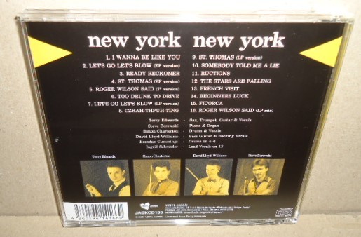 NEW YORK NEW YORK LET'S GO LET'S BLOW 中古CD Terry Edwards The Higsons 1980's JAZZ JIVE ROCK&ROLL ジャズ/ロックンロール/ロカビリーの画像3