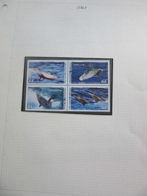 世界各国のクジラ（一部イルカ））を描いた切手10リーフ　3/3_画像6