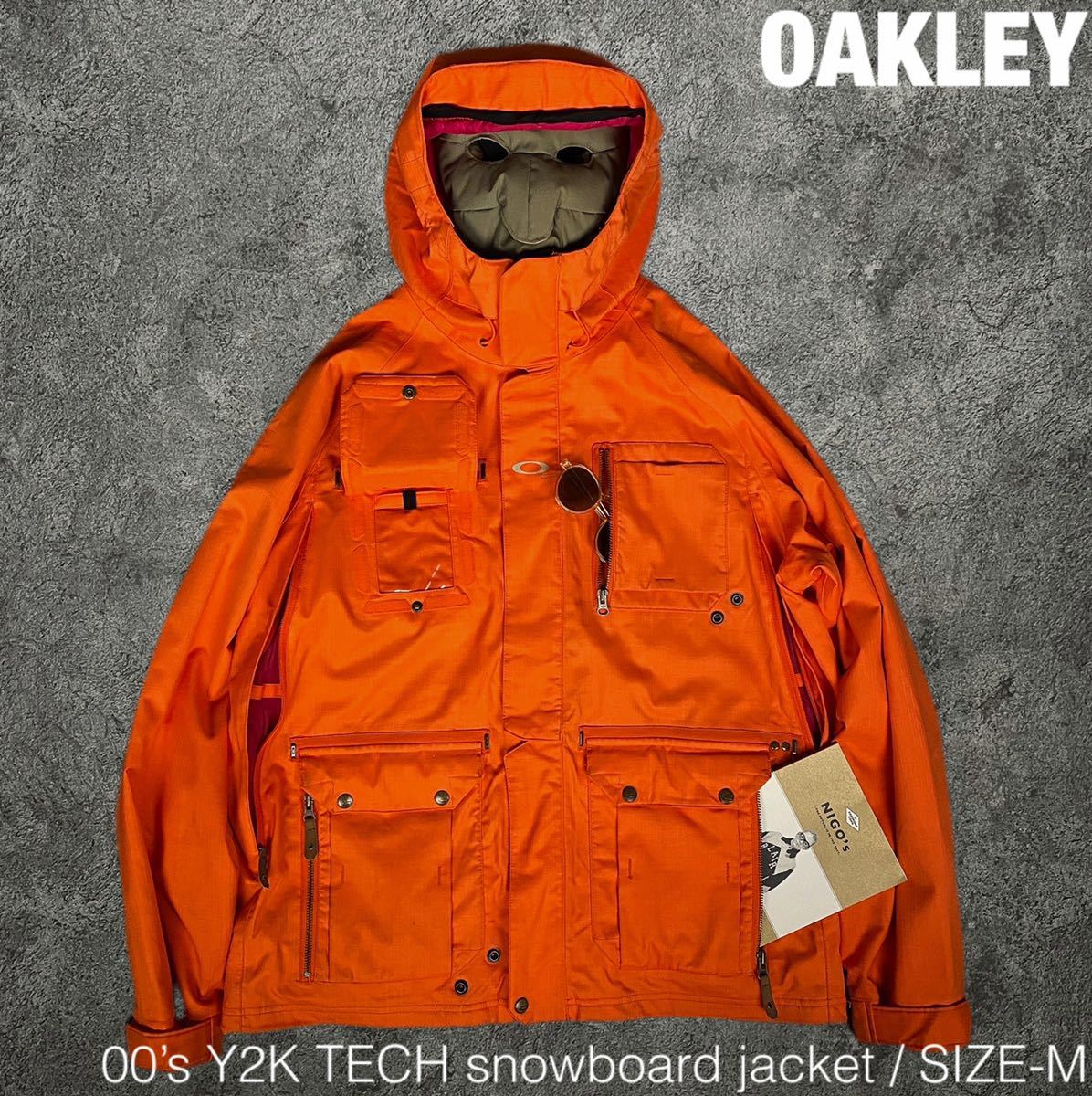 OAKLEY 00s Y2K テック スノーボード ジャケット オークリー 90s