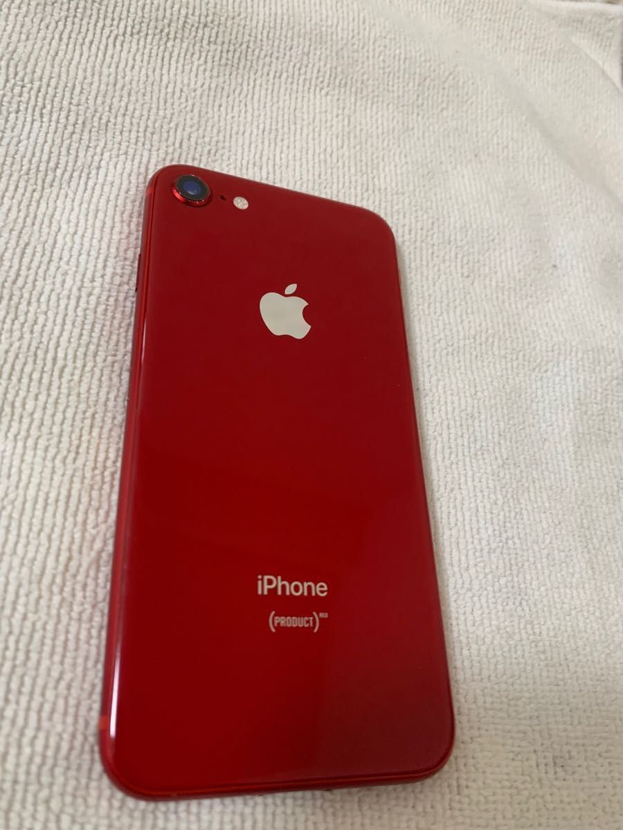 特价】iPhone 8 64gb simフリー バッテリー100%純正レッド【新品】