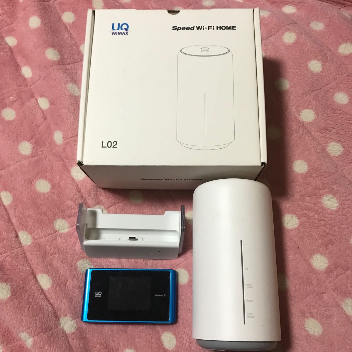 UQ WiMAX Speed Wi-Fi ホームルーター&ポケットルーターセット