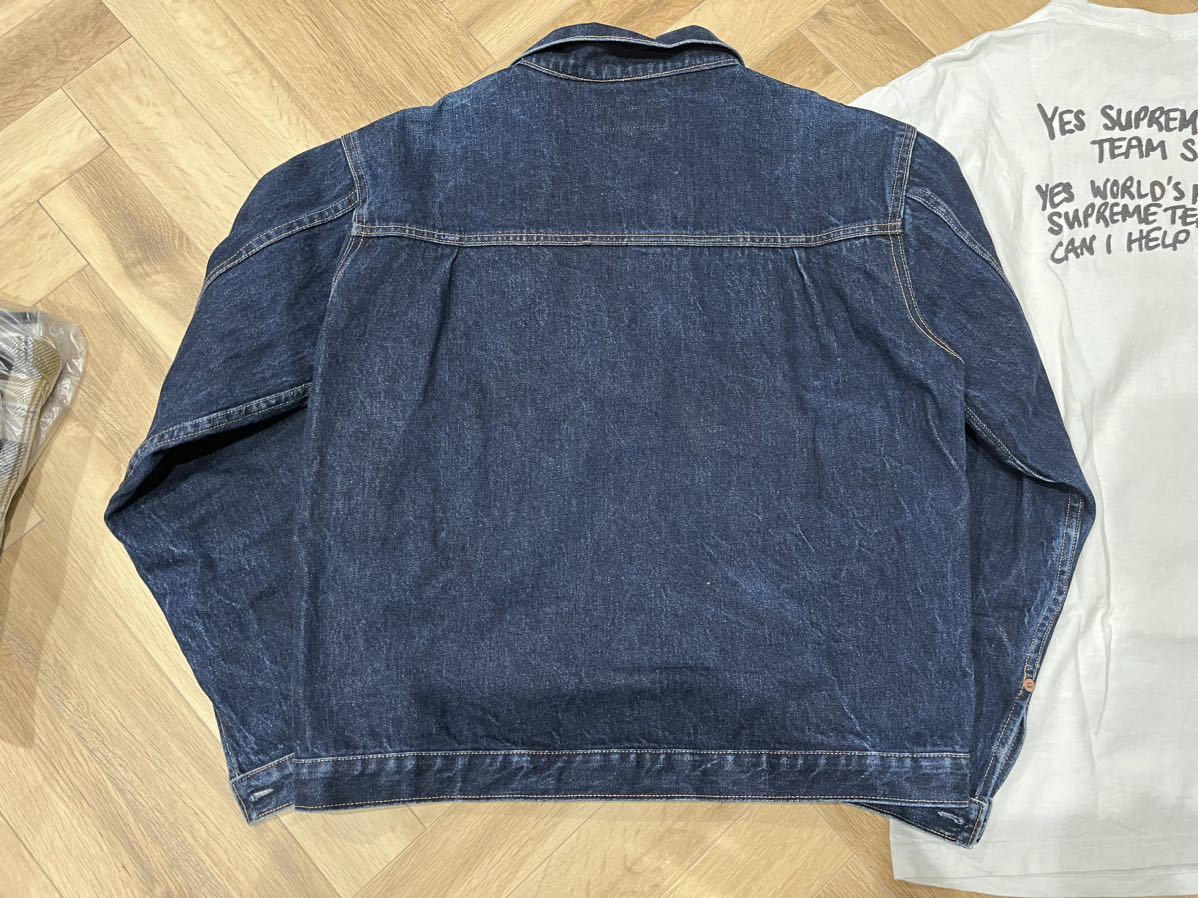 Yahoo!オークション - 当時物 Old Supreme 1st Type Denim Yahoo!オークション - 当時物 Old Supreme 1st Type Denim