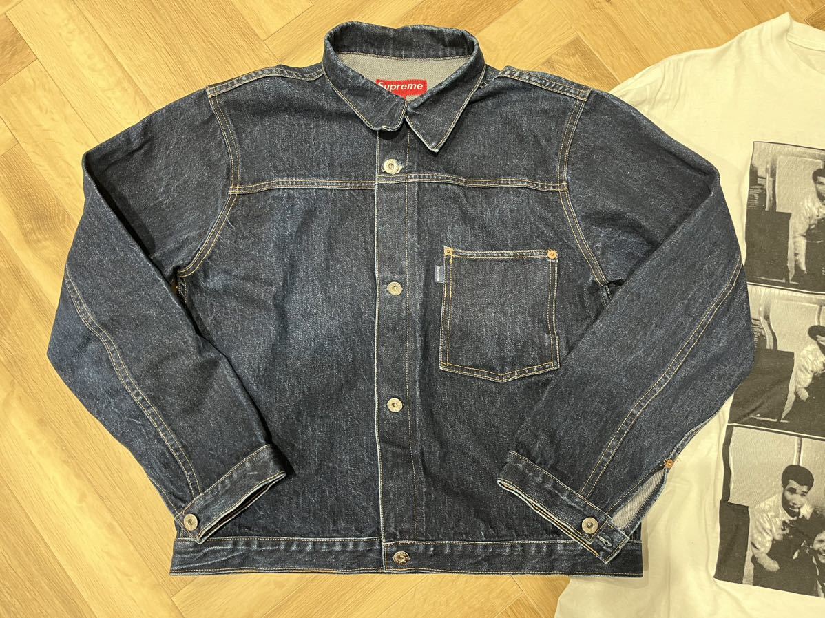 Yahoo!オークション - 当時物 Old Supreme 1st Type Denim Yahoo!オークション - 当時物 Old Supreme 1st Type Denim