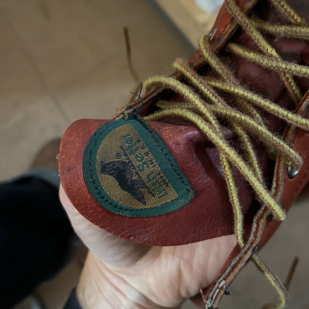 レッドウィング 半円 いぬタグ RED WING アイリッシュセッター 赤茶 8E 29144 ブーツ 94年？_画像10