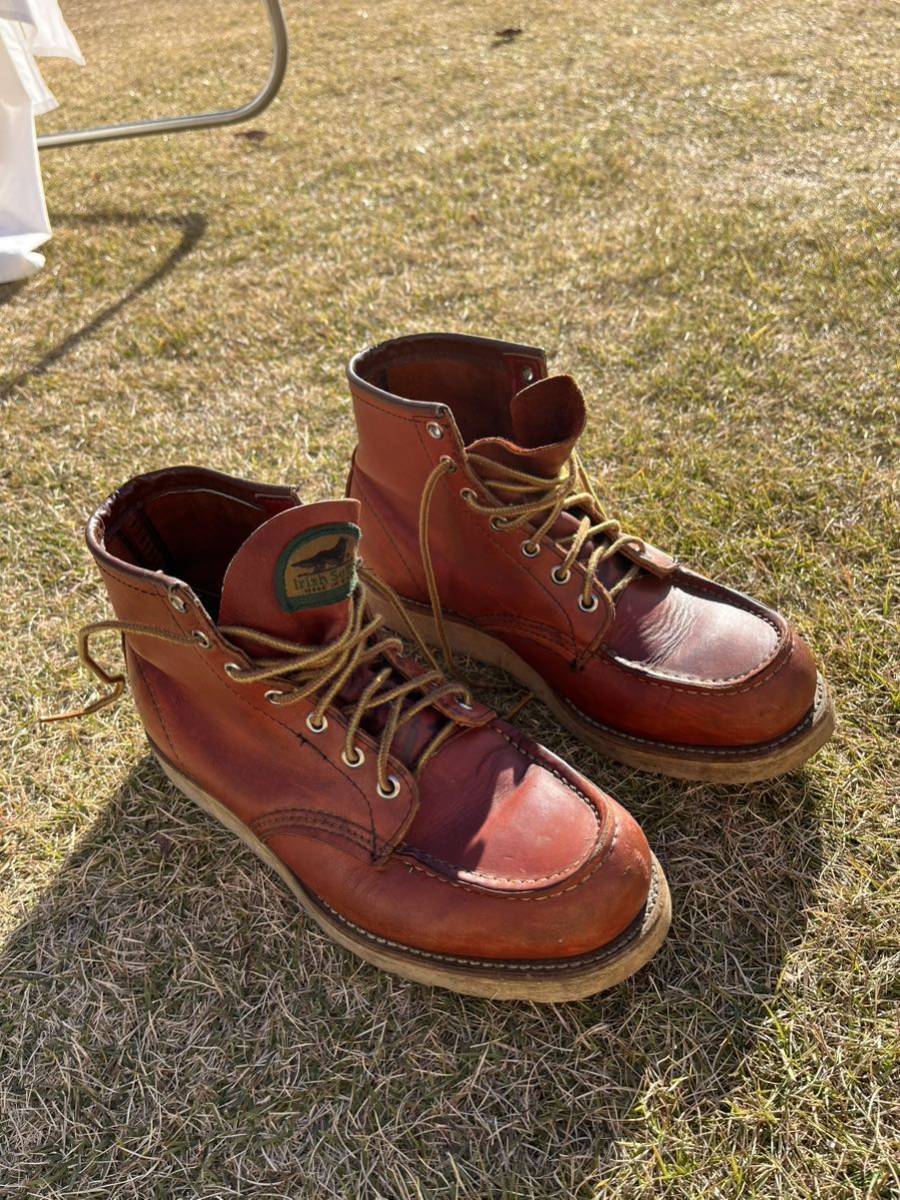 レッドウィング 半円 いぬタグ RED WING アイリッシュセッター 赤茶 8E 29144 ブーツ 94年？_画像1