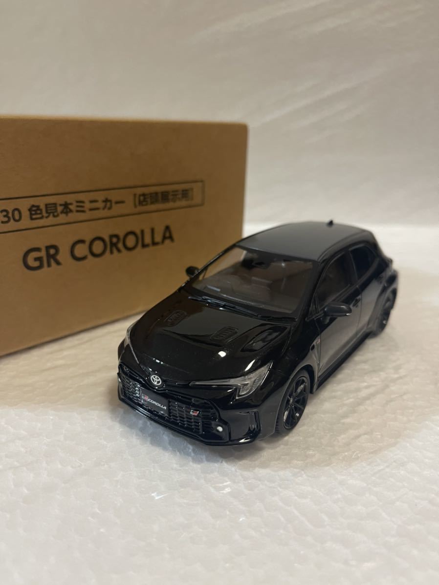 1/30 トヨタ 新型GRカローラ GR COROLLA 非売品 カラーサンプル ミニカー プレシャスブラックパール