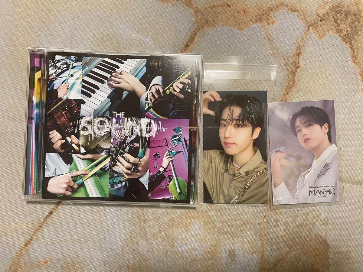 stray kids スキズ the sound 通常盤 CD未使用 ハン トレカ ステッカーA セット