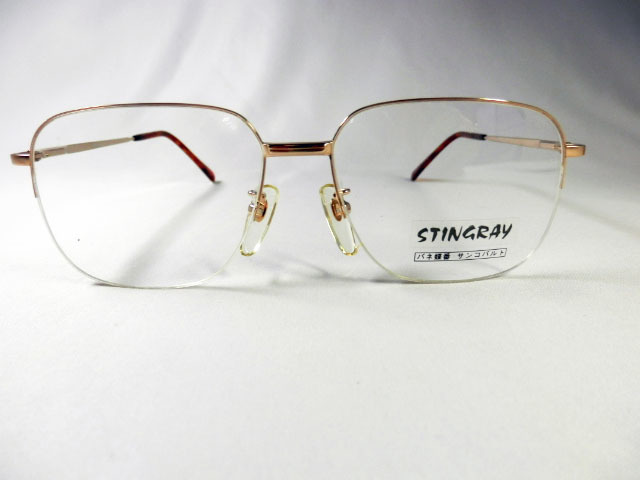「境目なし遠近両用」■オーダーメイドのニコンレンズ付き価格 ■【ブランド】STINGRAY●バネ蝶番 サンコバルト ナイロール◆紳士 新品