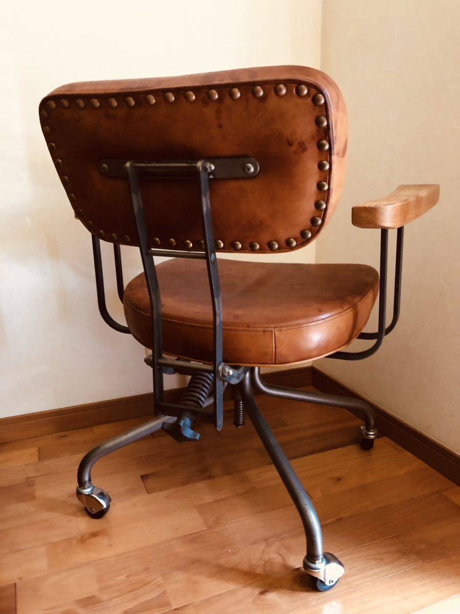 激安店舗 TRUCK FURNITURE DESKWORK CHAIR L-8 BROWN トラック