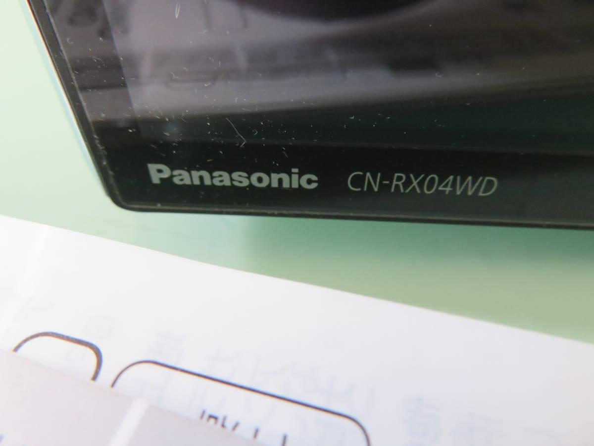 Panasonicパナソニック・CN-RX04WDストラーダSDナビ・フルセグ地図SD